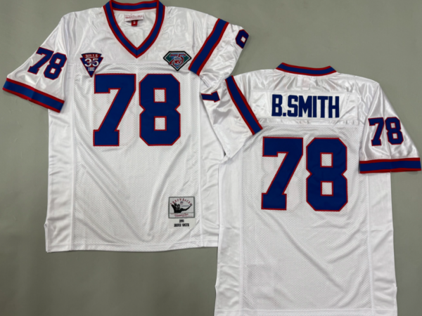 Bruce Smith Buffalo Bills Authentic Throwback Retired Player Jersey