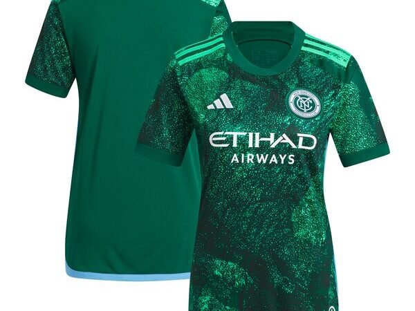 New York City FC adidas Women's 2024 The Parks Replica Jersey - Green