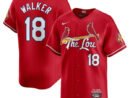 Jordan Walker St. Louis Cardinals Nike City Connect Limited Jersey - Red