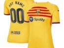Barcelona Nike Women's 2022/23 Fourth Breathe Stadium Replica Custom Jersey - Yellow