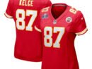 Travis Kelce Kansas City Chiefs Nike Women's Super Bowl LVIII Game Jersey - Red