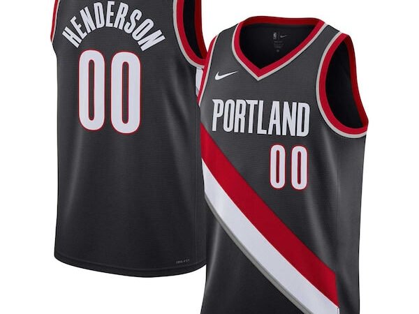 Scoot Henderson Portland Trail Blazers Nike Unisex 2023 NBA Draft Swingman Jersey - Icon Edition - Black