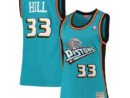 Grant Hill Detroit Pistons Women's 1998/99 Hardwood Classics Swingman Jersey - Teal