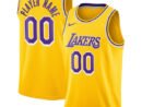 Los Angeles Lakers Nike 2020/21 Swingman Custom Jersey - Icon Edition - Gold