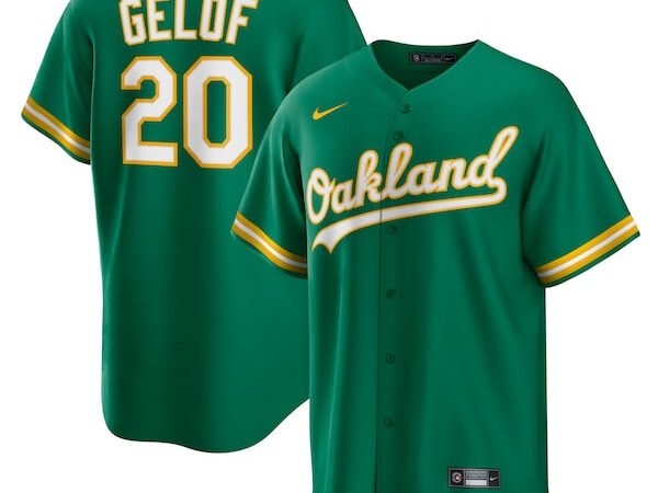 Zack Gelof Oakland Athletics Nike Alternate Replica Jersey - Kelly Green/White