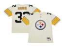 Franco Harris Pittsburgh Steelers Chainstitch Legacy Jersey - Cream