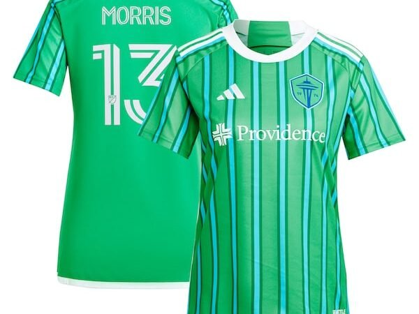 Jordan Morris Seattle Sounders FC adidas Women's 2024 The Anniversary Kit Replica Player Jersey – Green