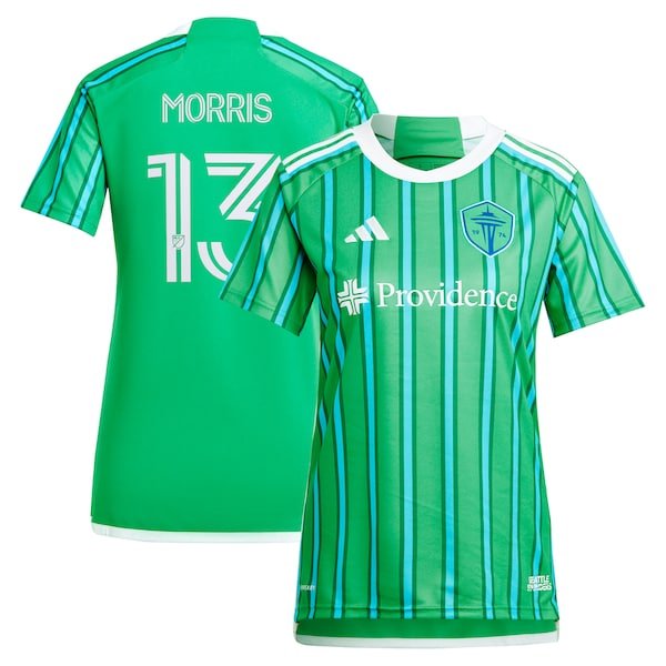 Jordan Morris Seattle Sounders FC adidas Women's 2024 The Anniversary Kit Replica Player Jersey – Green