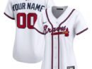 Atlanta Braves Nike Women's Home Limited Custom Jersey - White
