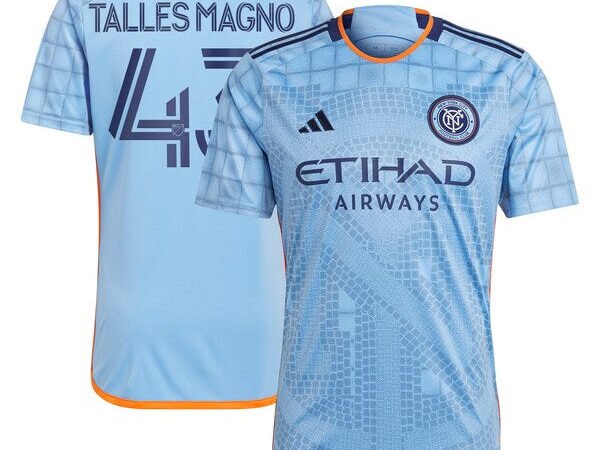 Talles Magno New York City FC adidas 2024 The Interboro Kit Replica Jersey - Light Blue