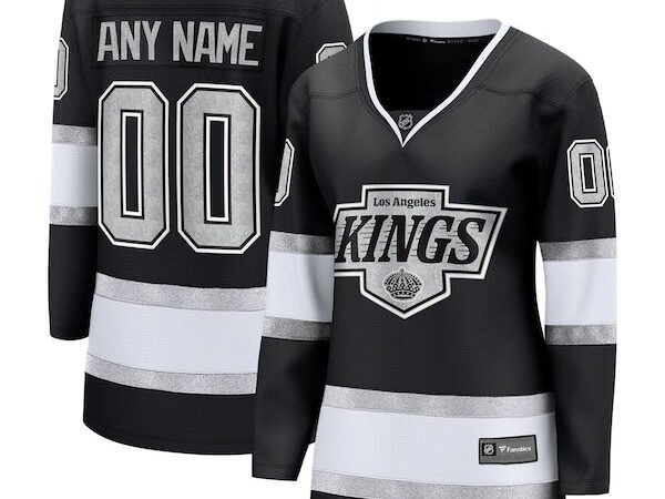 Los Angeles Kings  Women's Home Breakaway Custom Jersey - Black