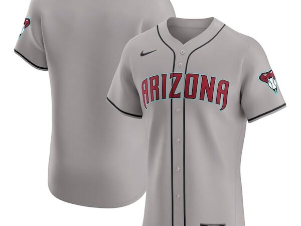 Arizona Diamondbacks Nike Vapor Premier Elite Patch Jersey - Gray
