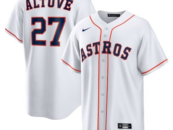 Jose Altuve Houston Astros Nike Home Replica Player Name Jersey - White