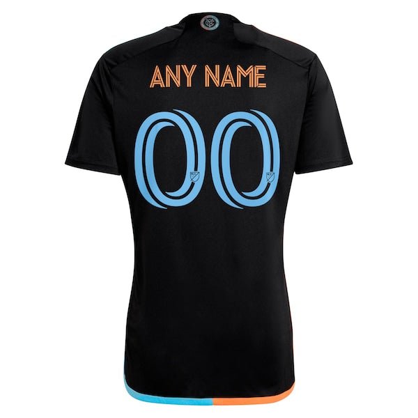 New York City FC adidas 2024 24/7 Kit Replica Custom Jersey – Black