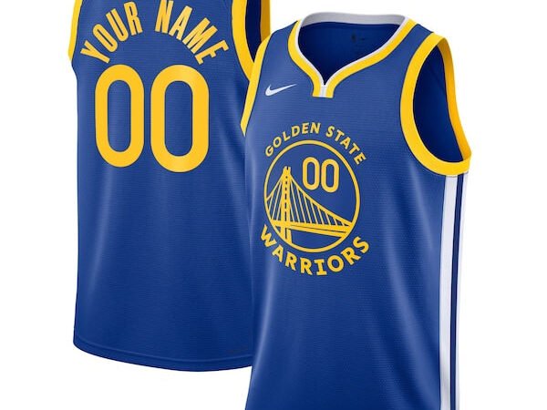 Golden State Warriors Nike Unisex Swingman Custom Jersey Royal - Icon Edition
