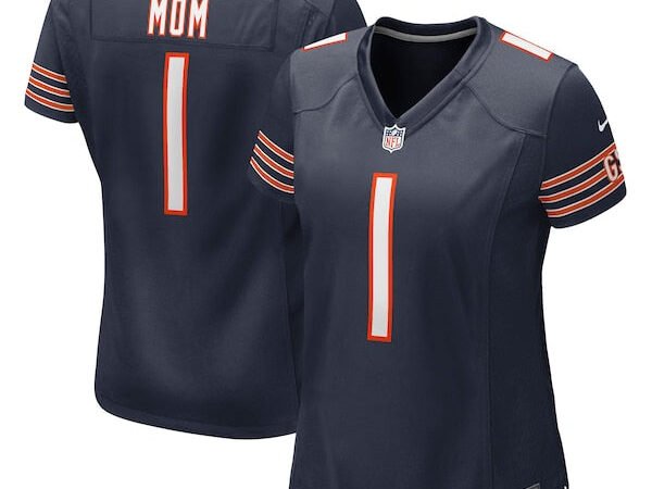Number 1 Mom Chicago Bears Nike Women's Game Jersey - Navy