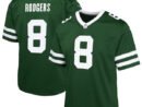 Aaron Rodgers New York Jets Nike Youth Game Jersey - Gotham Green/Black/White