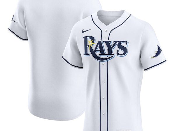 Tampa Bay Rays Nike Home Elite Jersey - White