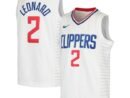 Kawhi Leonard LA Clippers Nike Youth 2020/21 Swingman Jersey - Association Edition - White/Royal