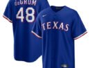 Jacob deGrom Texas Rangers Nike Away Replica Player Jersey - Royal/White