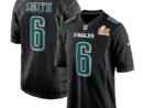 DeVonta Smith Philadelphia Eagles Nike Super Bowl LIX Fashion Game Player Jersey - Carbon Black