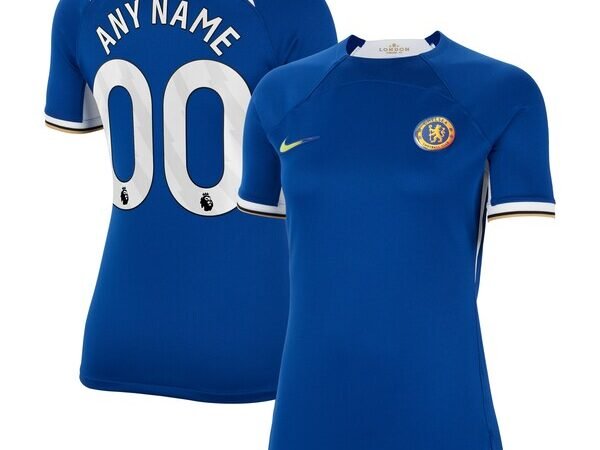 Chelsea Nike Women's 2023/24 Home Stadium Replica Custom Jersey - Blue