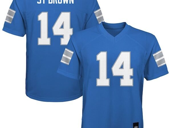 Amon-Ra St. Brown Detroit Lions Outerstuff Preschool Replica Player Jersey - Blue