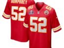 Creed Humphrey Kansas City Chiefs Nike Super Bowl LVIII Game Jersey - Red