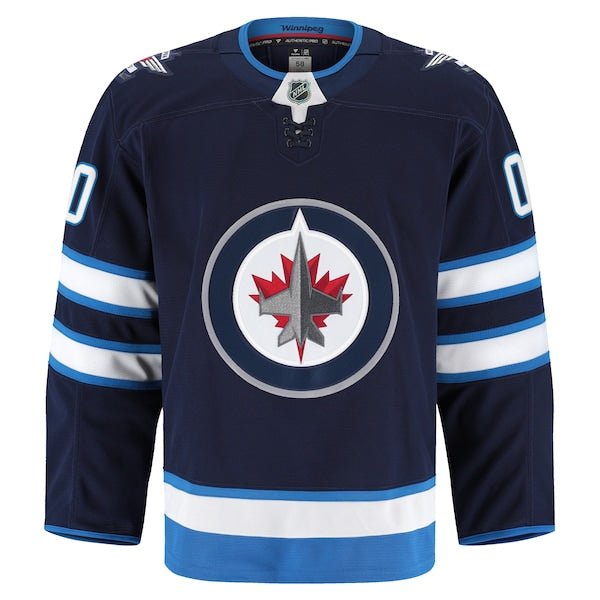 Winnipeg Jets Home Authentic Pro Custom Jersey - Navy