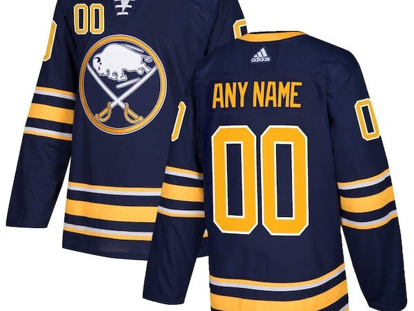 Buffalo Sabres adidas Authentic Custom Jersey - Navy