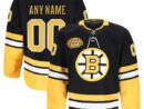 Boston Bruins  Home Authentic Pro Custom Jersey - Black