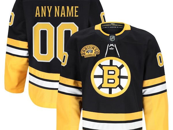 Boston Bruins  Home Authentic Pro Custom Jersey - Black