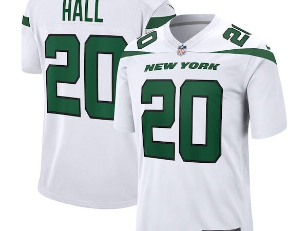 Breece Hall New York Jets Nike Away Game Player Jersey - White
