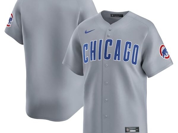 Chicago Cubs Nike Road Limited Jersey – Gray