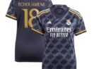 Aurélien Tchouaméni Los Merengues adidas Women's 2023/24 Away Replica Player Jersey - Navy/White