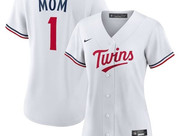 Minnesota Twins Nike Women's #1 Mom Home Replica Jersey - White