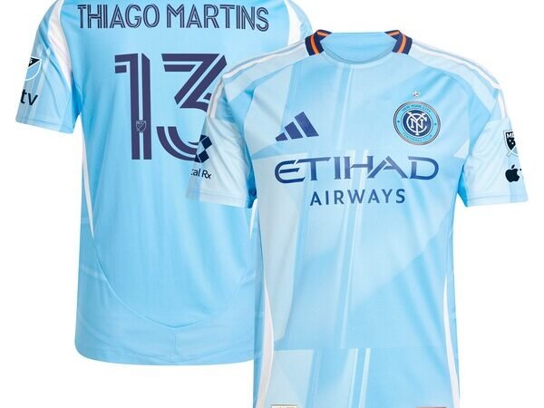 Thiago Martins New York City FC adidas 2025 The Excelsior Kit Authentic Player Jersey - Light Blue