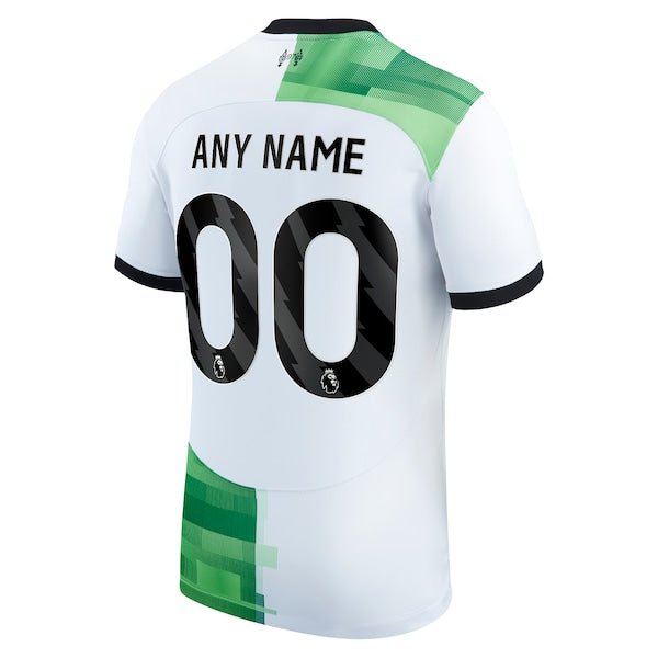 Liverpool Nike 2023/24 Away Replica Custom Jersey - White