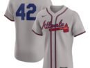 Atlanta Braves Nike 2024 Jackie Robinson Day Elite Jersey - Gray