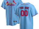 St. Louis Cardinals Nike Alternate Replica Custom Jersey - Light Blue