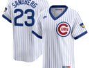 Ryne Sandberg Chicago Cubs Nike Throwback Cooperstown Limited Jersey - White