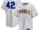 San Diego Padres Nike Home  2025 Jackie Robinson Day Replica Jersey - White