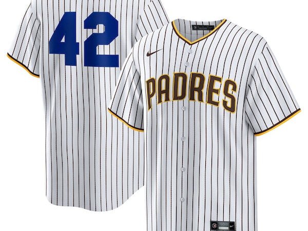 San Diego Padres Nike Home  2025 Jackie Robinson Day Replica Jersey - White