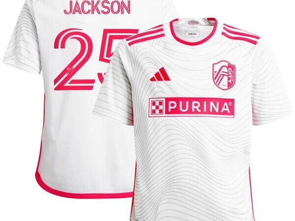 Aziel Jackson St. Louis City SC adidas Youth 2024 The Confluence Kit Replica Player Jersey - White