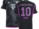 Leroy Sané Bayern Munich adidas 2023/24 Away Authentic Player Jersey - Black/White