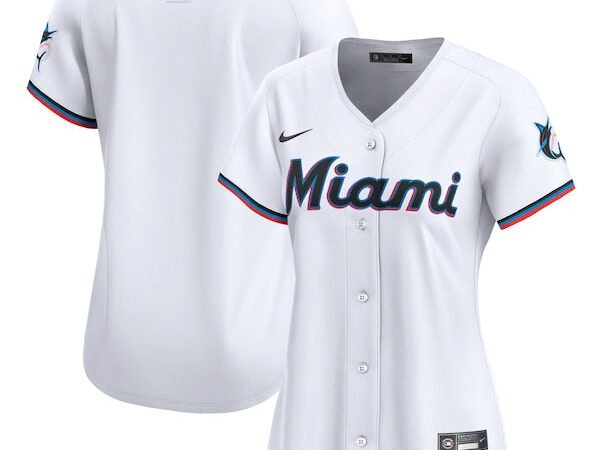 Miami Marlins Nike Women's Home Limited Jersey - White