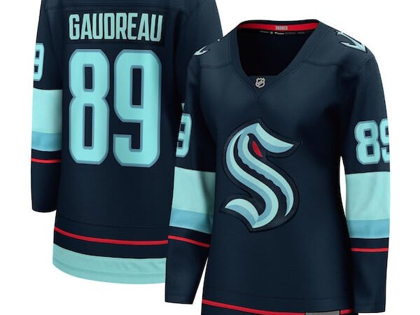 Frederick Gaudreau Seattle Kraken  Women's Home Breakaway Jersey - Deep Sea Blue