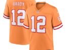 Tom Brady Tampa Bay Buccaneers Nike Throwback Game Jersey - Orange