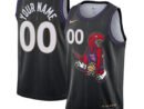 Toronto Raptors Nike Unisex 2024/25 Custom Swingman Jersey - City Edition - Black