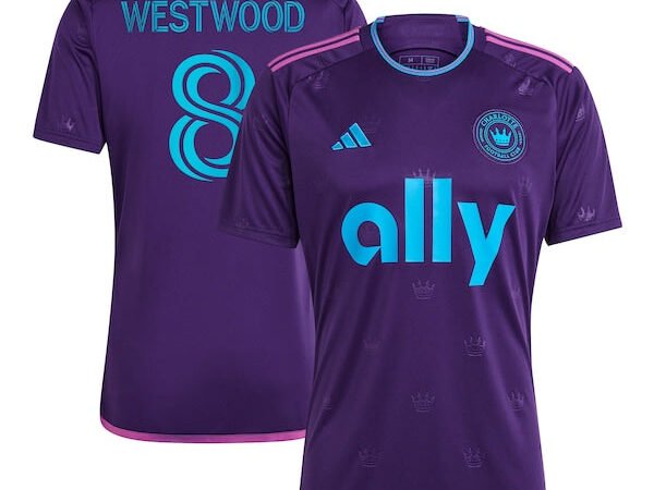 Ashley Westwood Charlotte FC adidas 2023 Crown Jewel Kit Replica Jersey - Purple